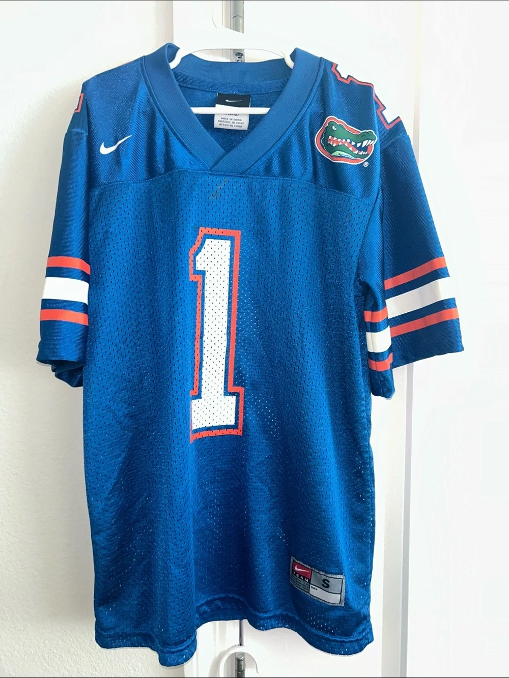 Nike Blue Florida Gators Kids Football Jersey Under Armour Champion Bundle